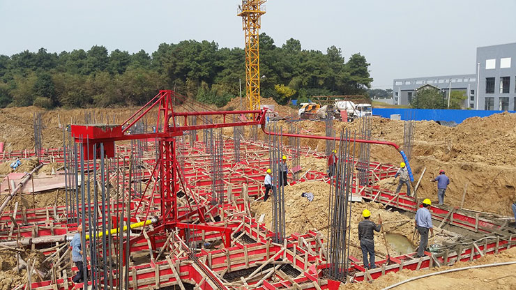移動式混凝土布料機(jī) 移動式混凝土布料機(jī)