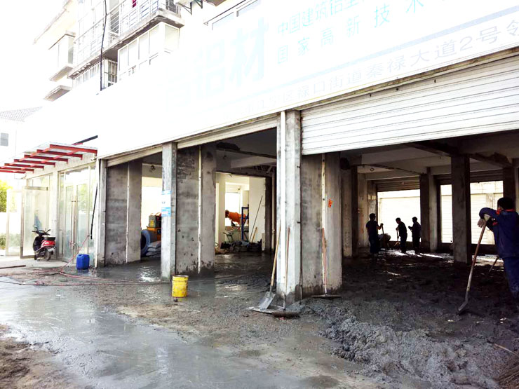 展廳施工中 展廳施工中