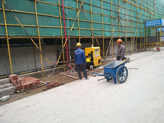 5月27日杭州二次結構泵合作中天建設錢潮府項目 5月27日杭州二次結構泵合作中天建設錢潮府項目