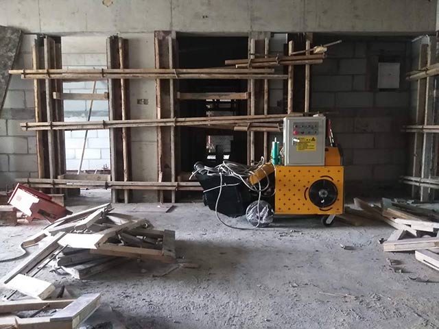 二次結(jié)構(gòu)泵施工現(xiàn)場  二次結(jié)構(gòu)泵施工現(xiàn)場