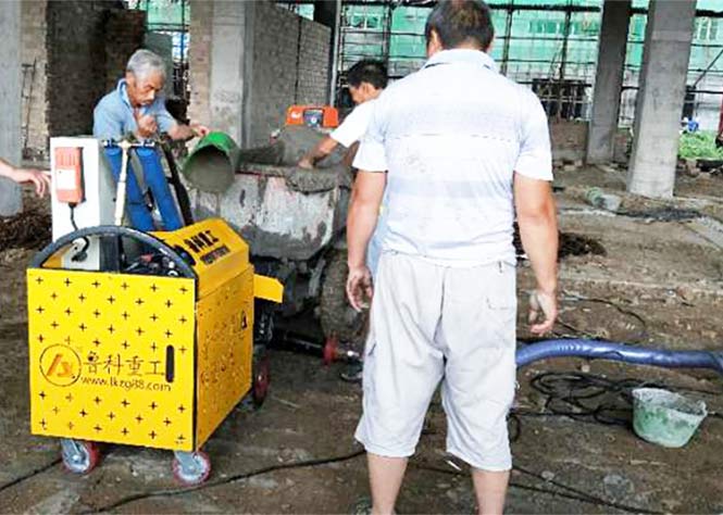 6月28日安徽二次構(gòu)造柱泵合作明達(dá)建設(shè)富源物流數(shù)字物流港項目