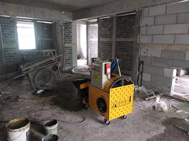 小型混凝土輸送泵施工 小型混凝土輸送泵施工