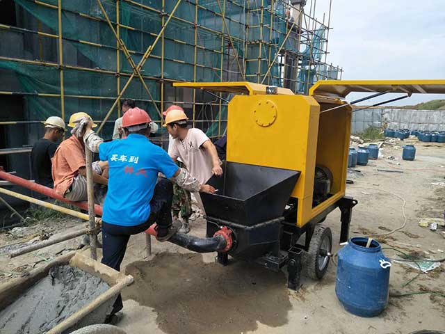小型細石混凝土泵施工 小型細石混凝土泵施工