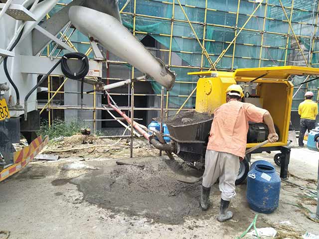小型細石混凝土泵施工 小型細石混凝土泵施工