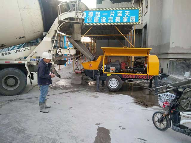 細石混凝土泵機 細石混凝土泵機