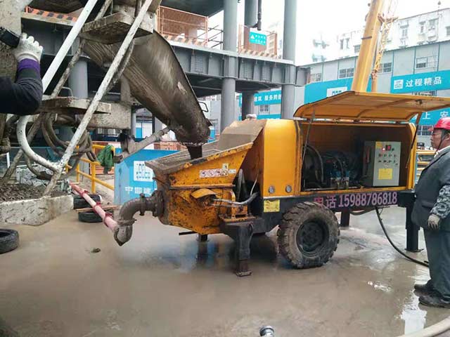 細石混凝土泵機 細石混凝土泵機