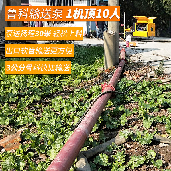 小型大骨料混凝土泵 小型大骨料混凝土泵